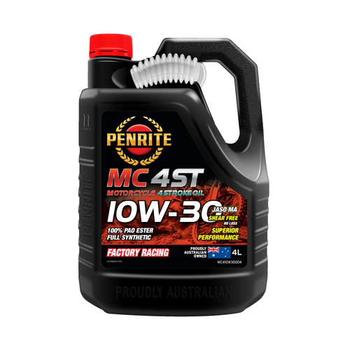 MC-4ST 10W-30 100 Percent Pao and Ester 4L