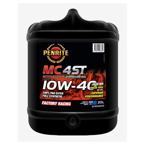 MC-4ST 10W-40 100 Percent Pao and Ester 20L - MC410W40020