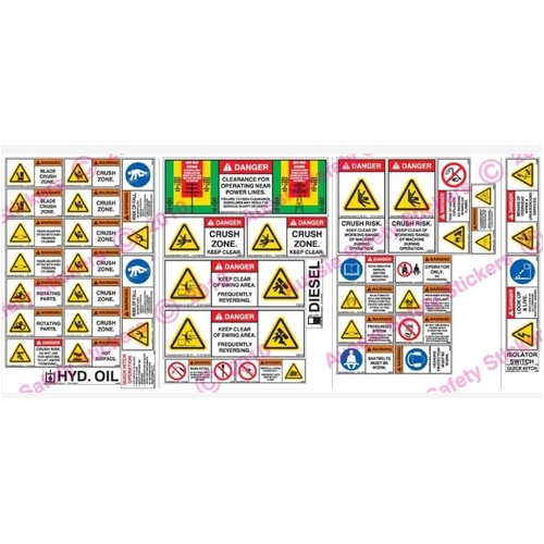 Mini Excavator Under 10 Tonne Sticker - MEXSK