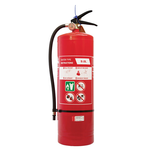 9 Ltr Refillable Water Portable Fire Extinguisher