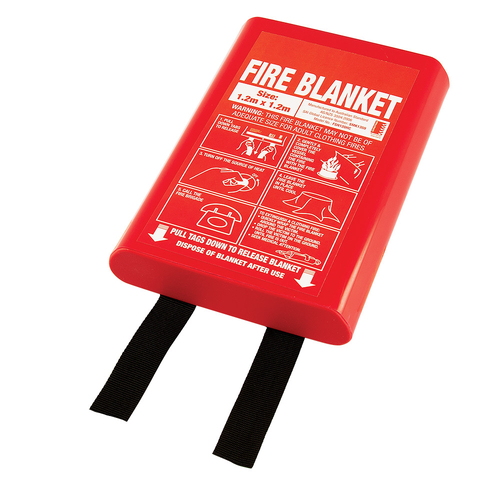 Hard Case 1.2m x 1.2m Fire Blanket - MFHC120