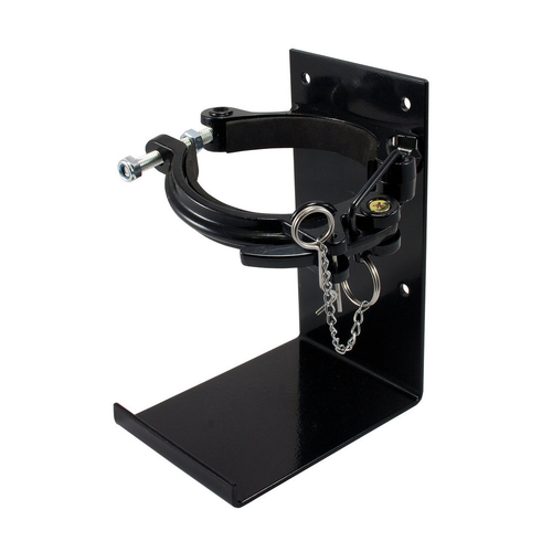 4.5kg Cannon Style Heavy Duty Black Powder Coated Fire Extinguisher Vehicle Bracket - MFVB45C