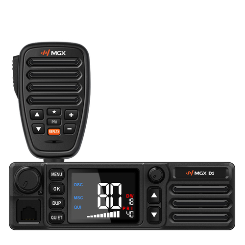 MGX Single Din UHF LMR/CB Hybrid Radio 12/24V