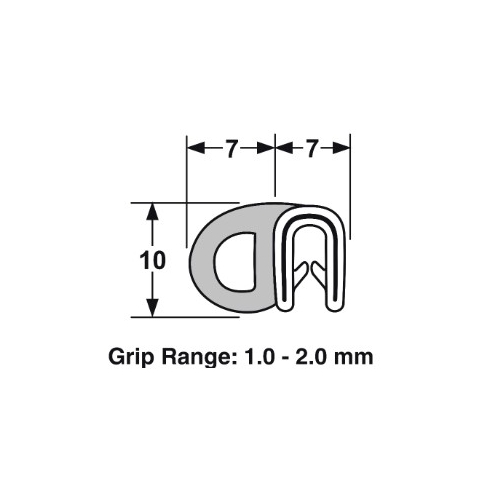 PVC Pinchweld 1-2mm (07070) 10m - MR-60058