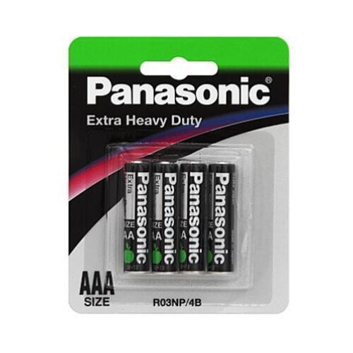 AAA Panasonic Battery 4 Pack 1.5V