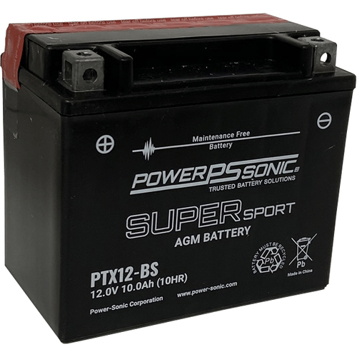 YTX12BS Battery Motorcycle + -