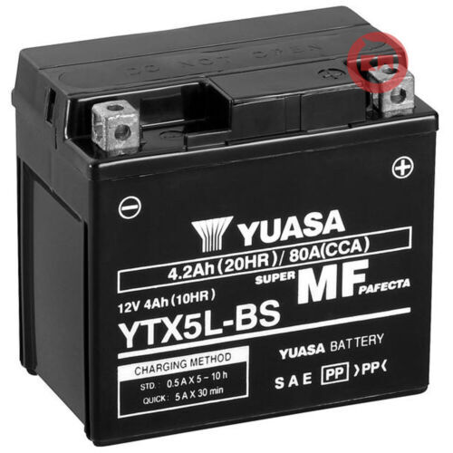 YTX5BS Battery Motorcycle + -