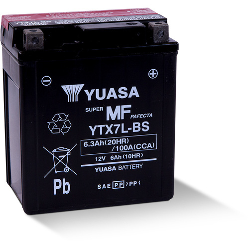 YTX7BS Battery Motorcycle + -