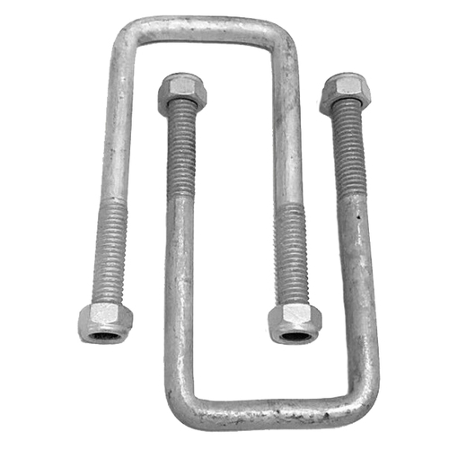 Pack 2 U-Bolt Main Rail 60Mm X 135Mm Galvanised