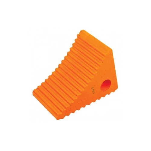 Orange Wheel Chock H160 X W140 X D225Mm - MSA-001