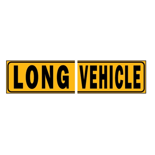 2Pce Long Vehicle Sign Decal - MSCIXT0092ED