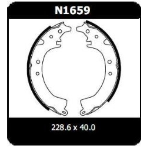 BRAKE SHOES- REAR TO SUIT RAV4