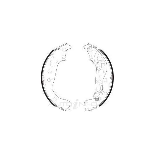 Rear Brake Shoes - N3333