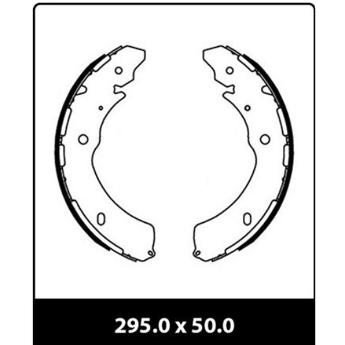 Brake Shoes - Rear - N3342