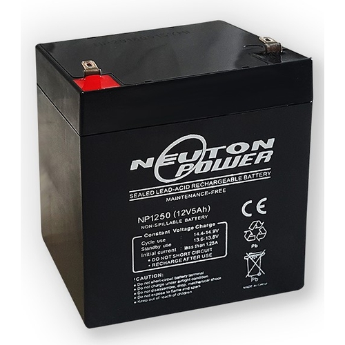 Hitec AGM Battery 5AH 90x70x101 - NP1250
