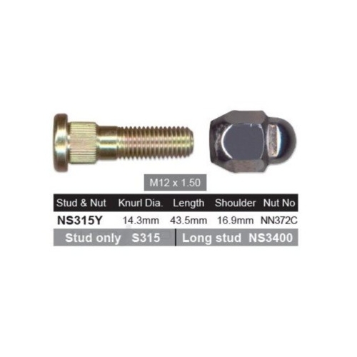 Wheel Stud and Nut