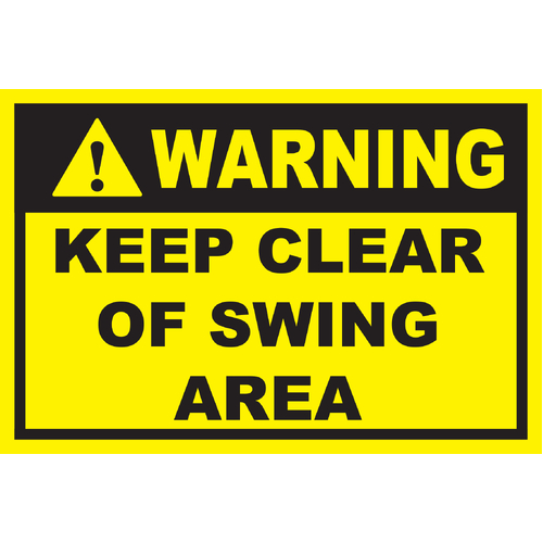 Swing Area Sticker Large 245x100mm