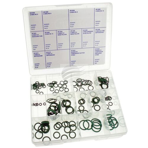 O'Ring kit R134A 163 Pieces