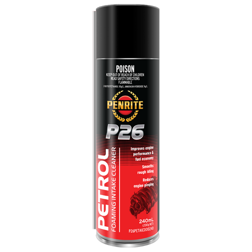 P26 Petrol Foaming Intake Cleaner 240mL - P26PETAIC000240