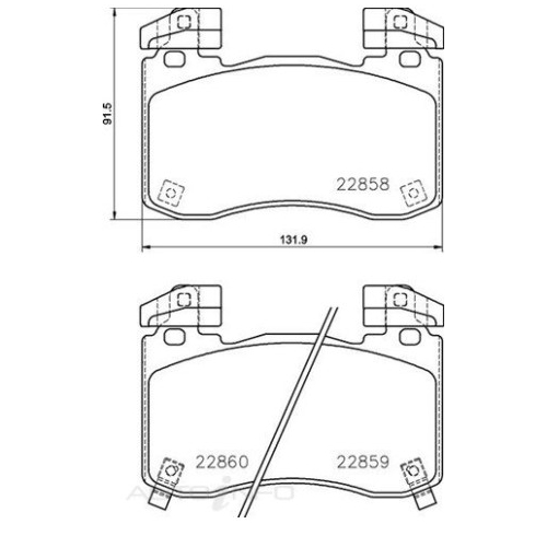 Brembo Pads Kia - P30113N