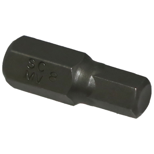 No.P5008 - 8mm In-Hex x 10mm Hex Bit 30mm Long