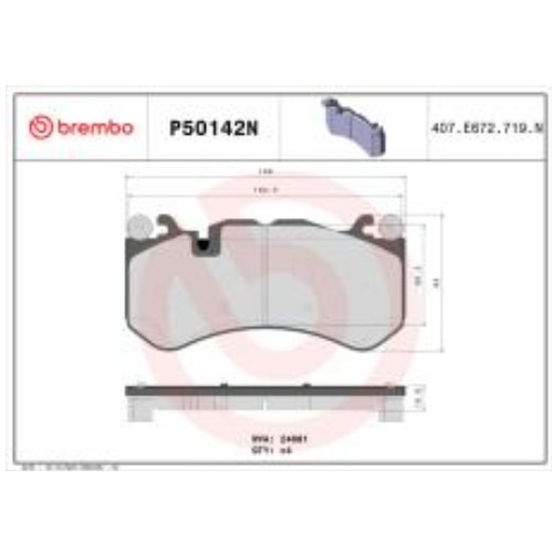 Brake Pads - P50142N