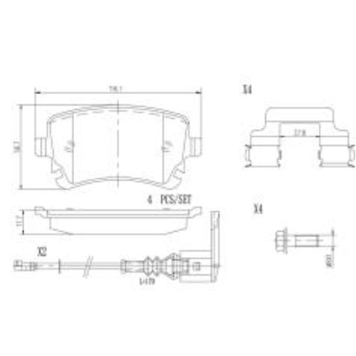 Brembo Brake Pads - P85083N