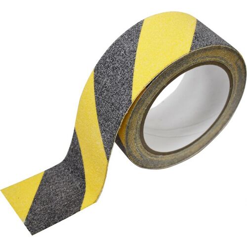 Non Slip Tape 5M 48mm with Reflective Strip Yellow And Black 48mm x 5m 1 roll