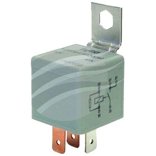 Mini Relay 12V 40Amp Normally Open  5 Pin Resistor Type