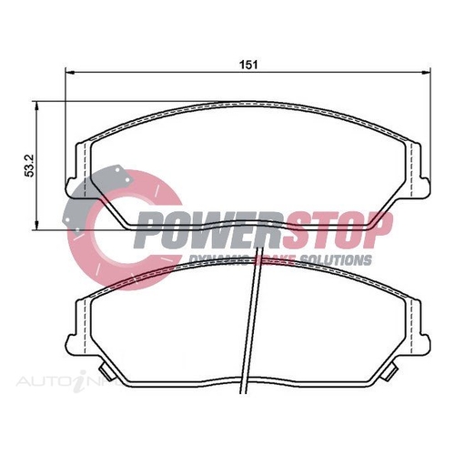 Front Brake Pads - PS2243-KC