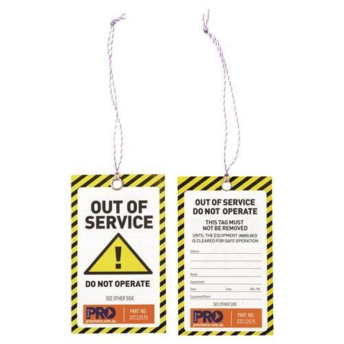 Pro Choice  Safety Tags Caution 100Pk