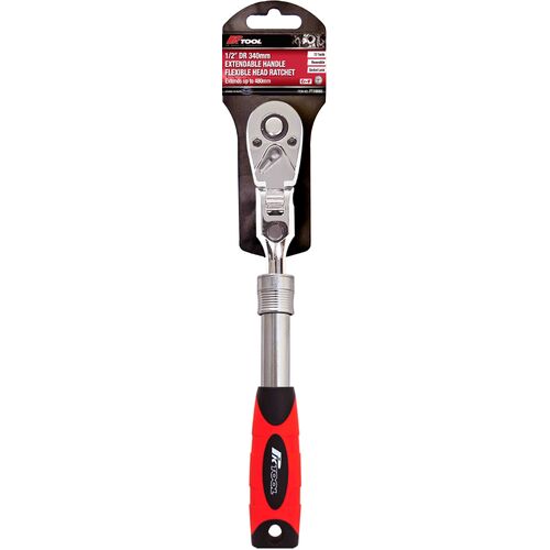 1/2 Dr 340Mm Extendable Handle Flexible Head Ratchet