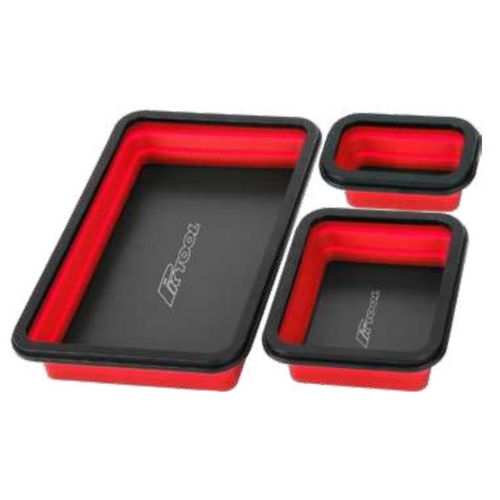 PKTool 3 Piece Non-Marring Magnetic Parts Tray set - PT41507