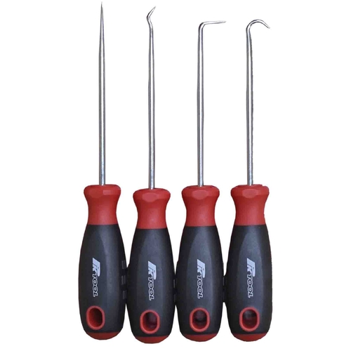 4pc Comfort Grip Hook and Pick Set - PT52702