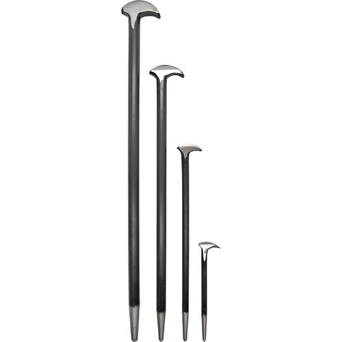 4pc Rolled Head Pry Bar Set - PT90301