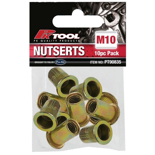 Nutserts - 10Pc M10 Alloy Steel