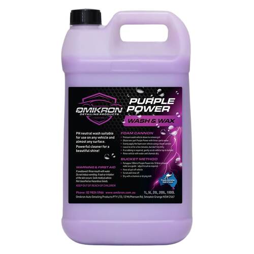 Purple Power Wash&Wax 5L