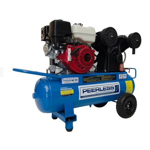 PV25 Petrol, 545LPM Peerless Petrol Compressor