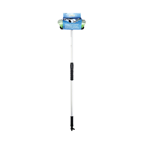 Brush - Flow Through Brush Head With Wider Bristle Pad & Extendable Handle 90 -150Cm