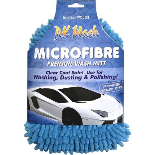 Wash Mitt Micro Fiber Fringes Waterproof - PW50101