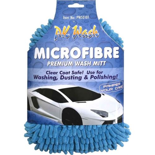 Wash Mitt Micro Fiber Fringes Waterproof