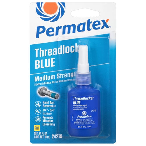 Permatex 10ml Medium Strength Thread Locker Blue - PX24210