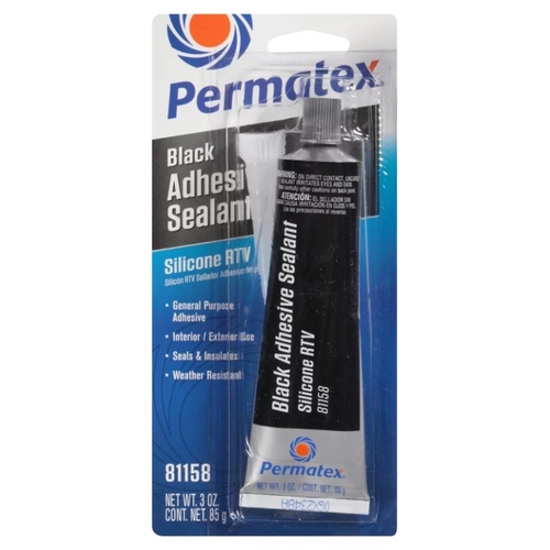 Permatex 85g Black Silicone Adhesive Sealant - PX81158