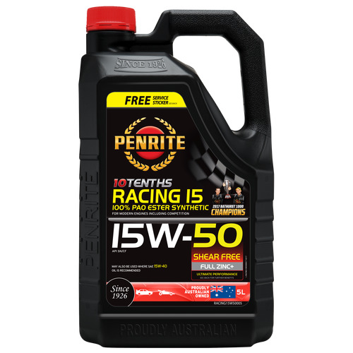 Racing 15 15W50 10 Tenths PAO 5L