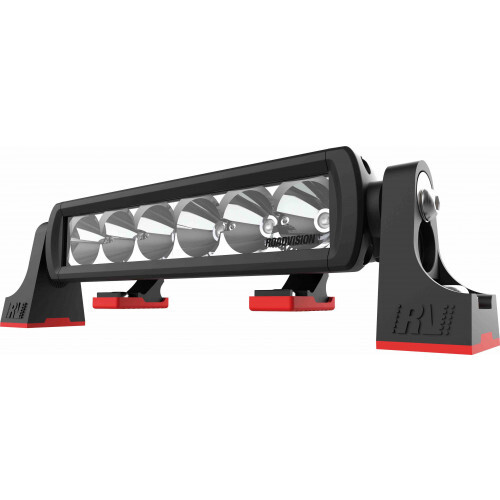LED Bar Light 9" SR2 Series Spot Beam 10-30V 6 x 3W Osram High Lux LEDs 18W 1620lm IP67 Slide and End Mounts Roadvision Black Label