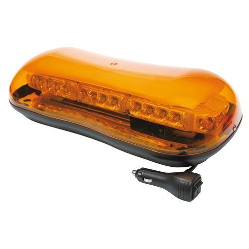 10-30V 360 degree LED Light Bar Amber Fixed Mount