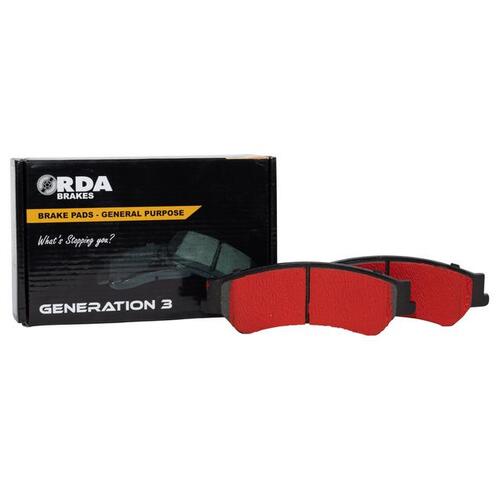 Rda Brakes Gp Max Genaral Purpose Brake Pad Set Front