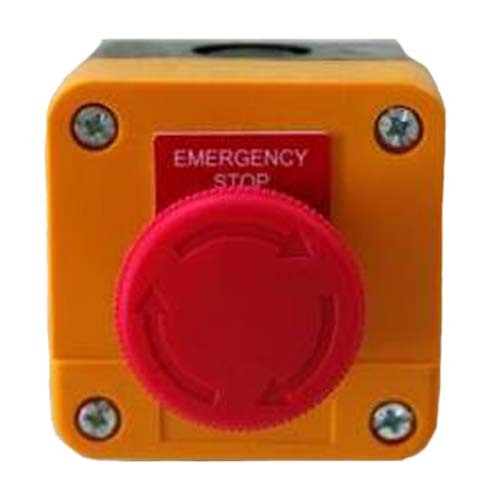 Switch Emergency Stop Recessed Panel Mount Normally Open AND Normally Closed Switches