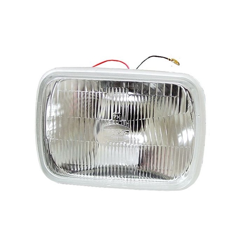 Semi Sealed Beam - 7'' Square H4 3Pin