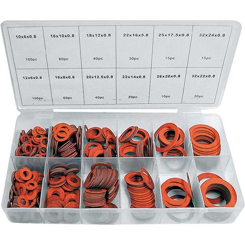 Washer Kit Rubber and Fibre 600Pcs